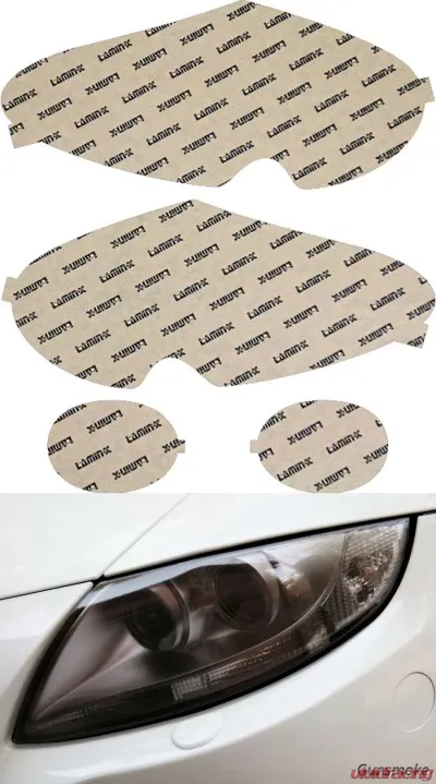 Lamin-X Jaguar XK8 & XKR 2001-2006 Gunsmoke Headlight Covers - JG004G