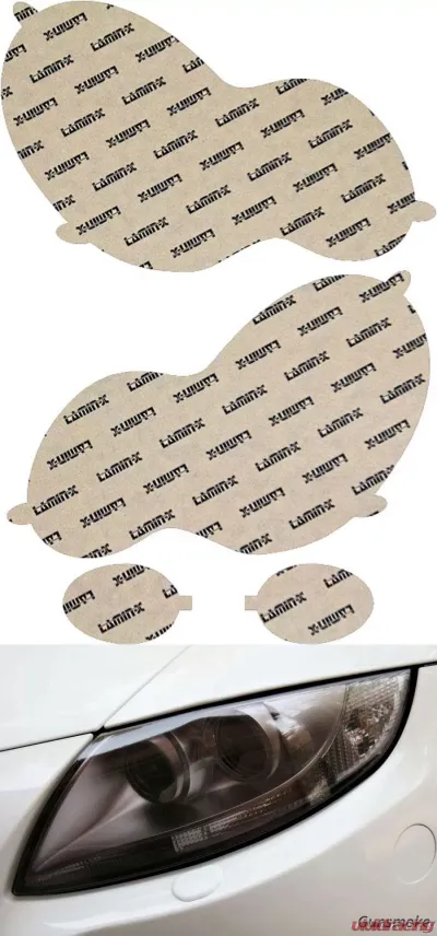 Lamin-X Mercedes C-Class 2001-2004 Gunsmoke Headlight Covers - MB002G
