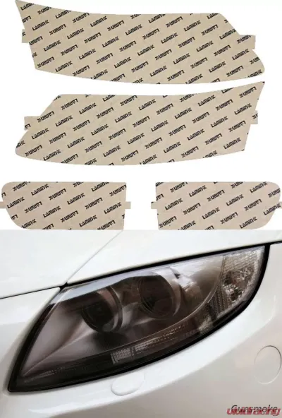 Lamin-X Saab 9-3 2003-2007 Gunsmoke Headlight Covers - SA002G