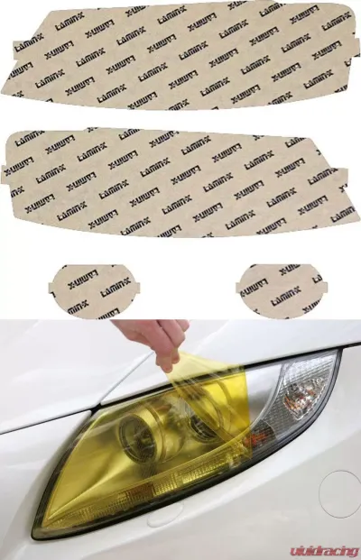 Lamin-X Audi A3 2006-2008 Yellow Headlight Covers - A007Y