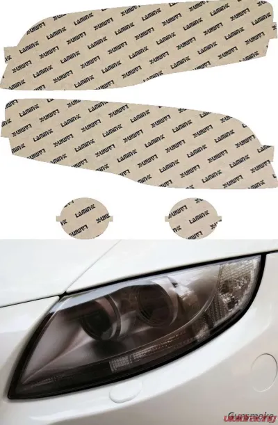 Lamin-X Audi A4 & S4 2006-2008 Gunsmoke Headlight Covers - A008G