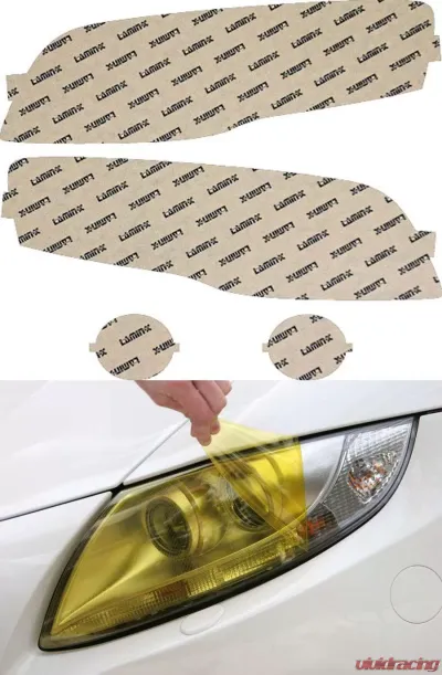 Lamin-X Audi A4 & S4 2006-2008 Yellow Headlight Covers - A008Y