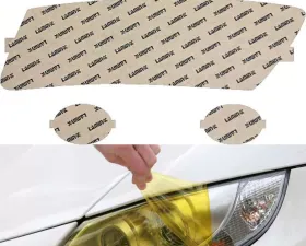 Lamin-X Audi A6 2005-2008 Yellow Headlight Covers
