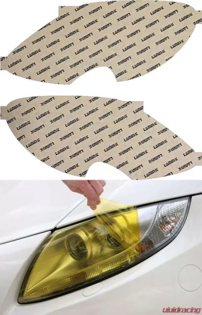 Lamin-X Aston Martin Vantage 2005-2011 Yellow Headlight Covers - AM002Y