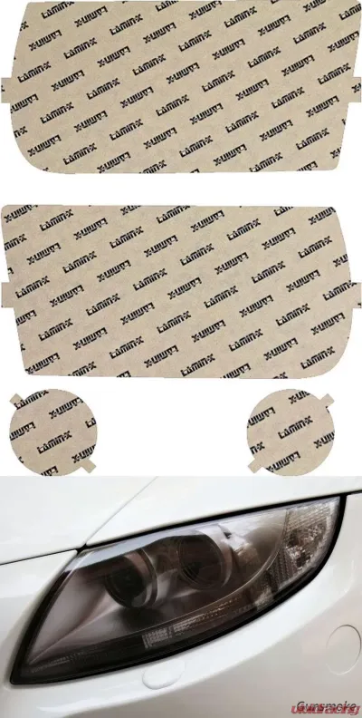 Lamin-X Chrysler 300 2004-2010 Gunsmoke Headlight Covers - C508G