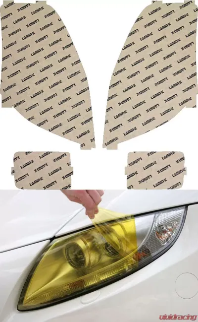 Lamin-X Cadillac XLR 2004-2009 Yellow Headlight Covers - CD007Y