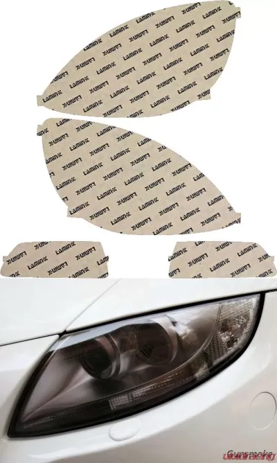 Lamin-X Chevrolet Corvette C6 2005-2013 Gunsmoke Headlight Covers - CH015G