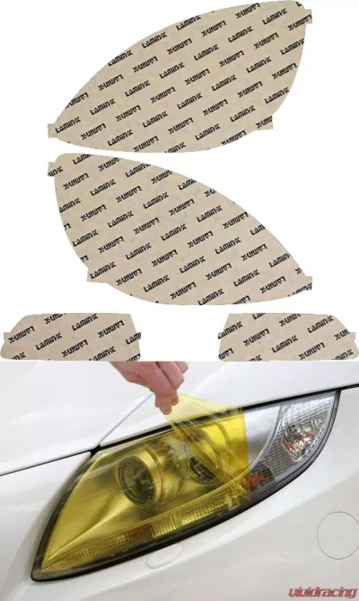 Lamin-X Chevrolet Corvette C6 2005-2013 Yellow Headlight Covers - CH015Y