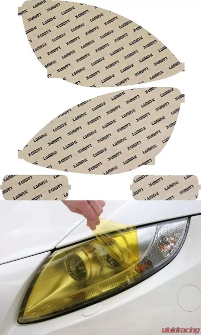 Lamin-X Chevrolet Corvette C6 Z06 2006-2013 Yellow Headlight Covers - CH515Y