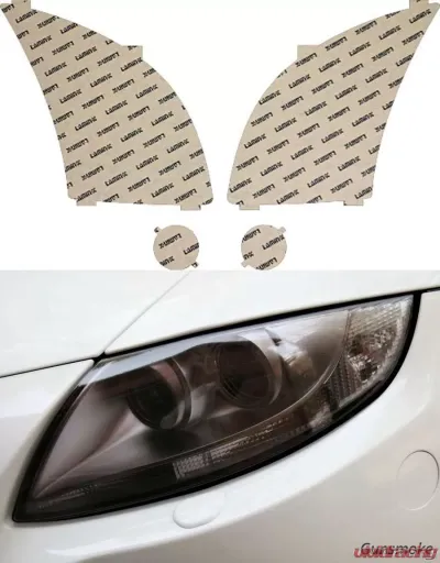 Lamin-X Ford Fusion 2006-2009 Gunsmoke Headlight Covers - F019G