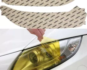 Lamin-X Honda Civic Coupe 2006-2011 Yellow Headlight Covers