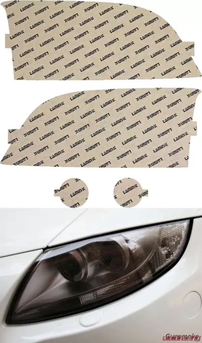 Lamin-X Volvo C70 2004-2006 Gunsmoke Headlight Covers - V008G