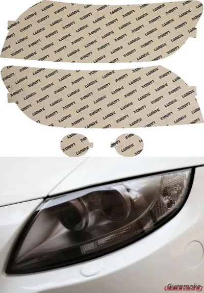 Lamin-X Volvo V50 2004-2011 Gunsmoke Headlight Covers - V010G