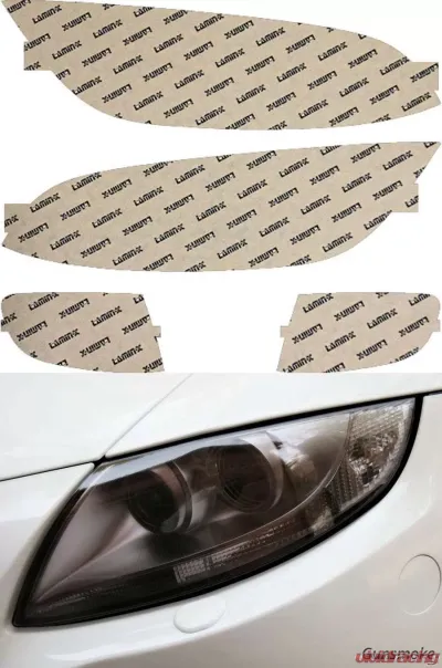 Lamin-X BMW 3-Series Coupe 2007-2010 Gunsmoke Headlight Covers - B021G