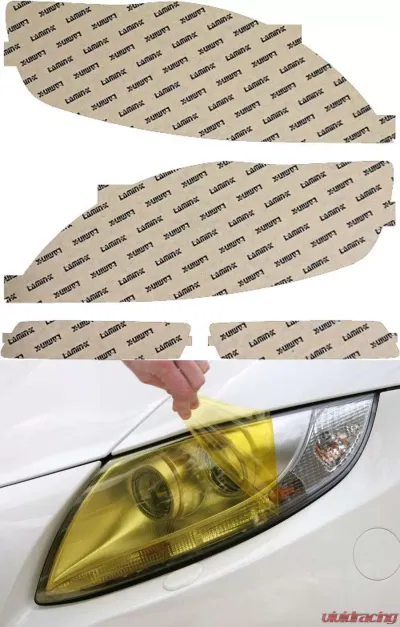 Lamin-X BMW 1-Series 2008-2011 Yellow Headlight Covers - B023Y