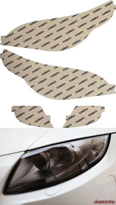 Lamin-X BMW 5-Series E60 2008-2010 Gunsmoke Headlight Covers - B517G