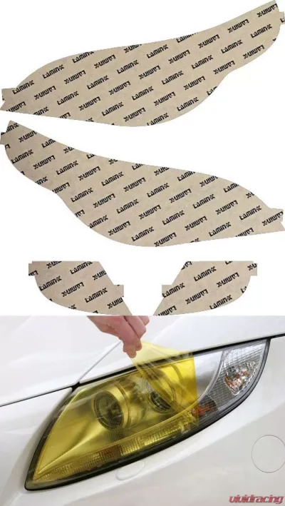 Lamin-X BMW 5-Series E60 2008-2010 Yellow Headlight Covers - B517Y