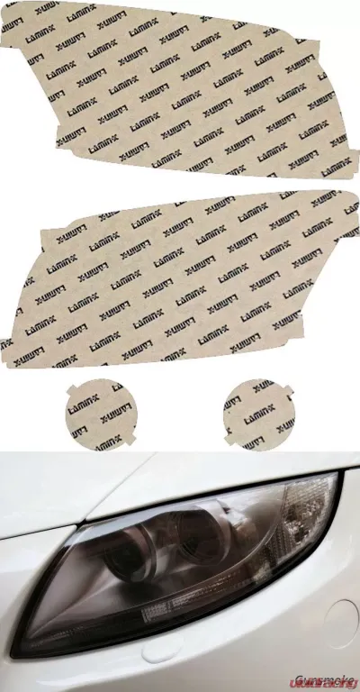 Lamin-X Dodge Caliber 2007-2012 Gunsmoke Headlight Covers - D012G