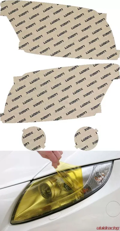 Lamin-X Dodge Caliber 2007-2012 Yellow Headlight Covers - D012Y