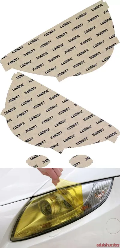 Lamin-X Honda Fit 2007-2008 Yellow Headlight Covers - H019Y