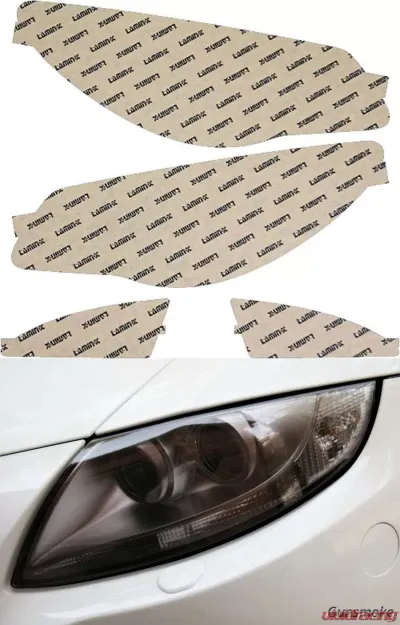 Lamin-X Hyundai Elantra Sedan 2007-2008 Gunsmoke Headlight Covers - HY008G