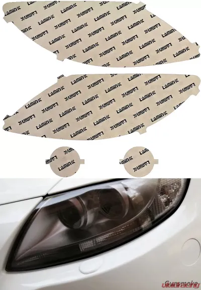 Lamin-X Mercedes CL63 AMG 2007-2010 Gunsmoke Headlight Covers - MB058G