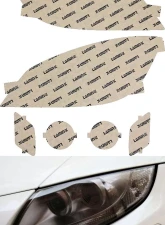 Lamin-X Mercedes C-Class Sport 2008-2011 Gunsmoke Headlight Covers                                     - MB526G - Image 5
