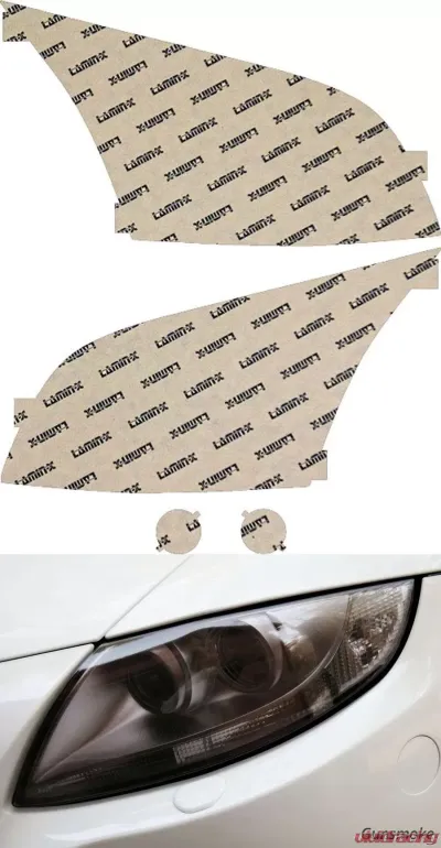 Lamin-X Mercury Milan 2007-2009 Gunsmoke Headlight Covers - MC001G