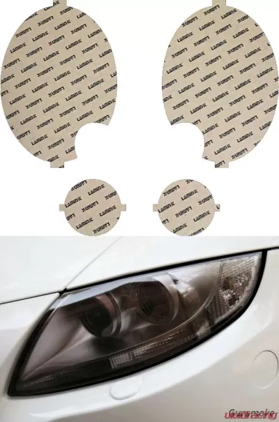 Lamin-X Mini Cooper 2007-2013 w/ washersGunsmoke Headlight Covers - MN008G