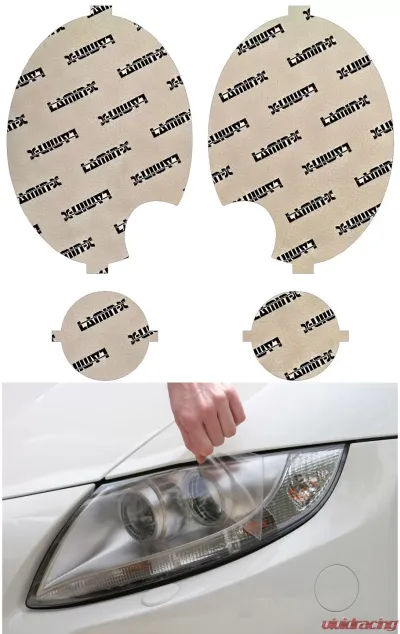 Lamin-X Mini Cooper w/ washers 2007-2013 Rally Clear Headlight Covers - MN016CL