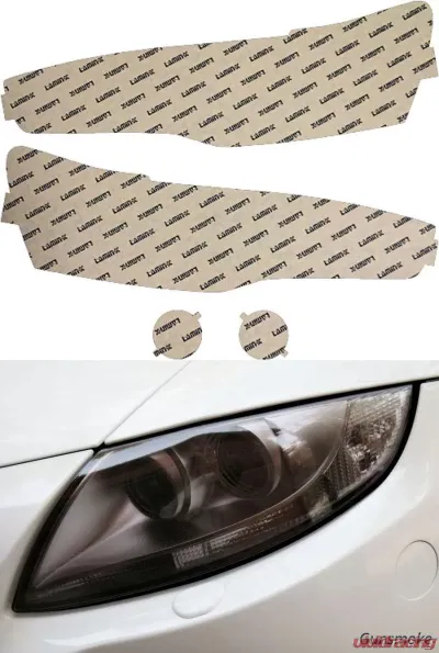 Lamin-X Mitsubishi Lancer 2007-2015 Gunsmoke Headlight Covers - MT010G