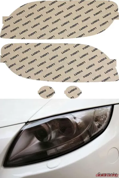 Lamin-X Volvo C70 2007-2010 Gunsmoke Headlight Covers - V013G