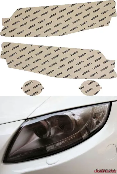 Lamin-X Audi A4 & S4 2009-2012 Gunsmoke Headlight Covers - A018G
