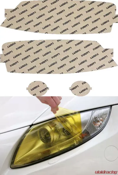 Lamin-X Audi A3 2009-2014 Yellow Headlight Covers - A024Y