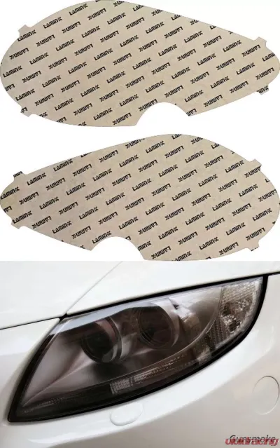 Lamin-X Aston Martin DB9 2011-2013 Gunsmoke Headlight Covers - AM003G