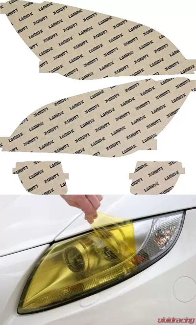 Lamin-X BMW 7-Series 2009-2015 Yellow Headlight Covers - B027Y
