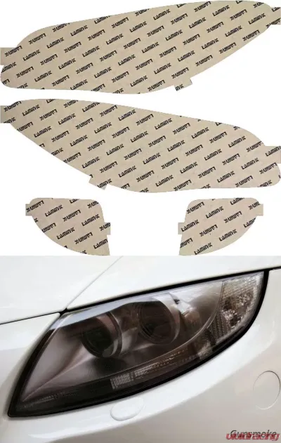 Lamin-X BMW 5-Series F10 2010-2016 Gunsmoke Headlight Covers - B035G