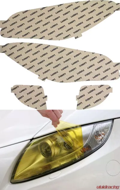 Lamin-X BMW 5-Series F10 2010-2016 Yellow Headlight Covers - B035Y