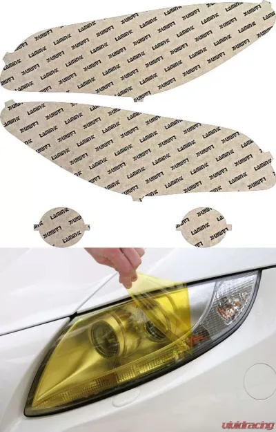 Lamin-X BMW 5-Series M-Sport F10 2010-2016 Yellow Headlight Covers - B535Y