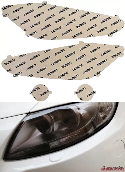 Lamin-X Maserati GranTurismo 2009-2017 Gunsmoke Headlight Covers - MS003G