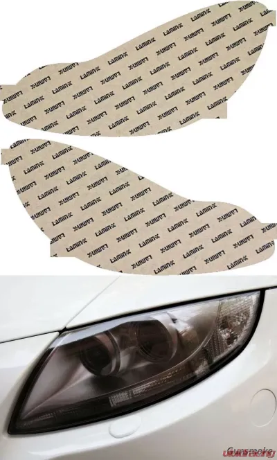 Lamin-X Smart Fortwo 2008-2015 Gunsmoke Headlight Covers - SM001G