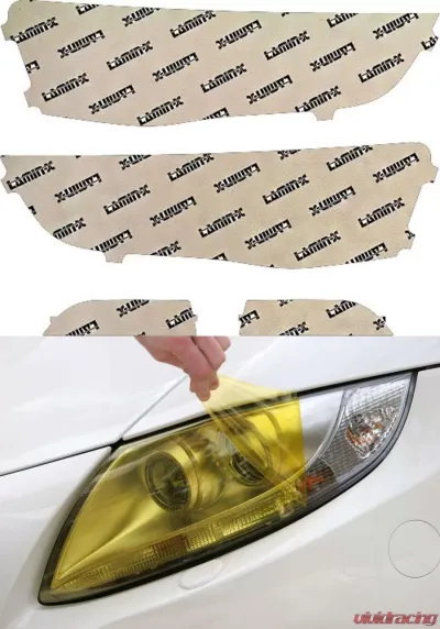 Lamin-X Audi S4 2013-2016 Yellow Headlight Covers - A031Y