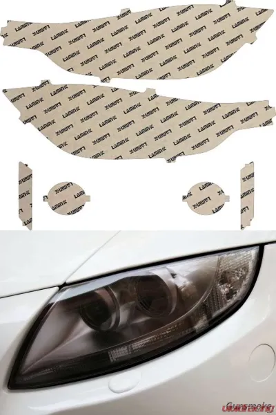 Lamin-X BMW 3-Series 2012-2015 Gunsmoke Headlight Covers - B038G