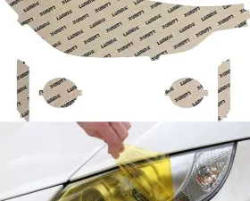 Lamin-X BMW 3-Series 2012-2015 Yellow Headlight Covers