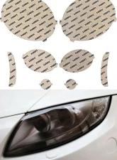 Lamin-X Fiat Abarth 500 2011-2017 Gunsmoke Headlight Covers                                     - FT501G - Image 5