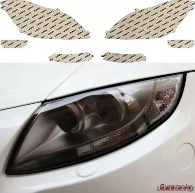 Lamin-X Mercedes CLS-Class 2012-2014 Gunsmoke Headlight Covers - MB037G