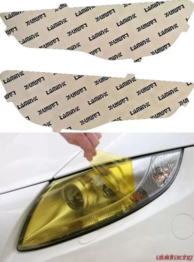 Lamin-X Audi A3 2015-2016 Yellow Headlight Covers - A037Y