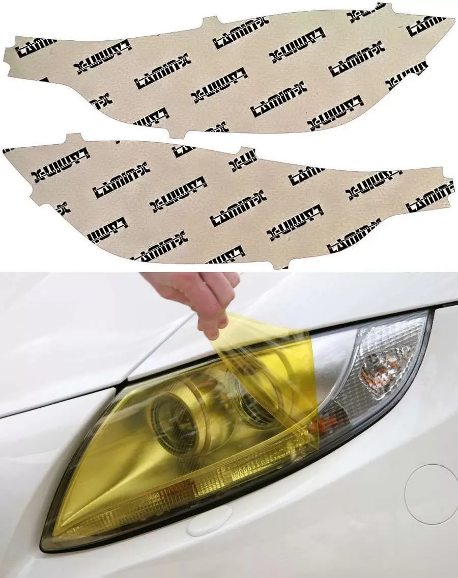 Lamin-X BMW M3 Sedan 2014-2019 Yellow Headlight Covers - B052Y