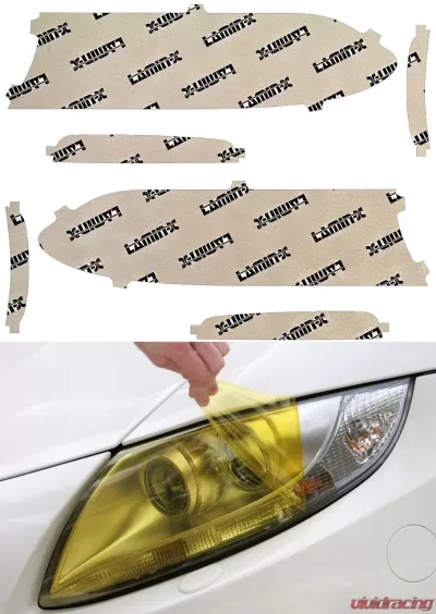 Lamin-X Dodge Charger 2015-2021 Yellow Headlight Covers - D032Y