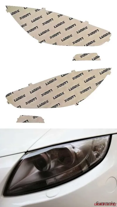 Lamin-X Ford Focus ST 2015-2018 Gunsmoke Headlight Covers - F049G